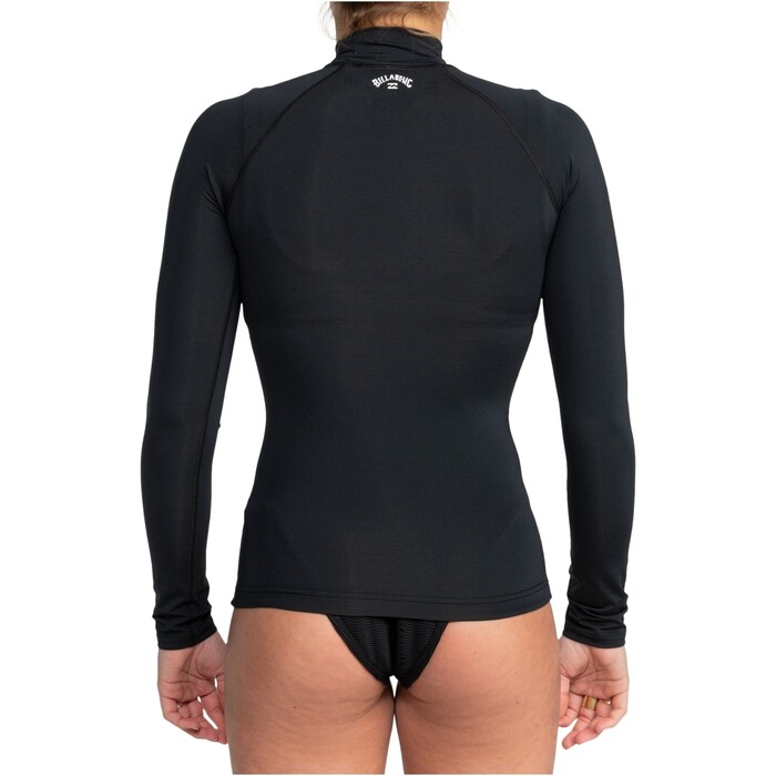 2024 Billabong Womens Tropic Surf Long Sleeve Rash Vest EBJWR03020 - Black